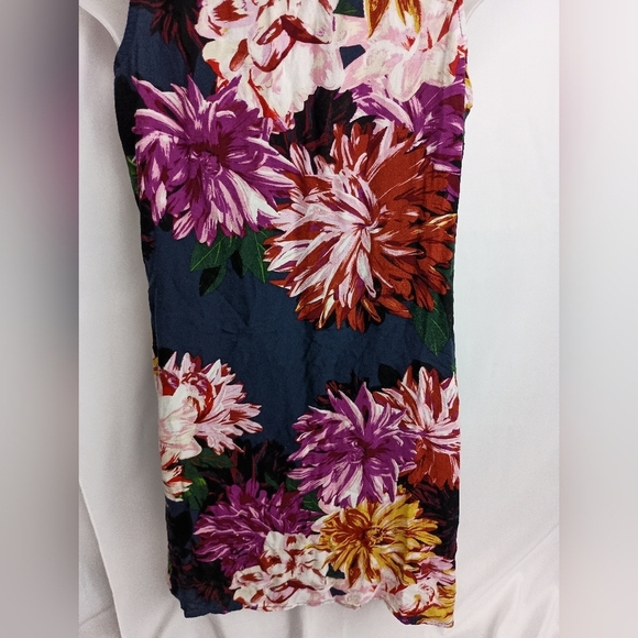 2/$30 Cupio Pink Orange Sleeveless Button Down Preppy Clueless Dress (#477) - Picture 9 of 11